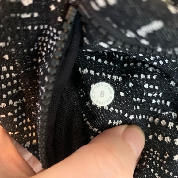 Lululemon Define Jacket Luxtreme Digital Rain Jacquard Black White 8 - Picture 12 of 13